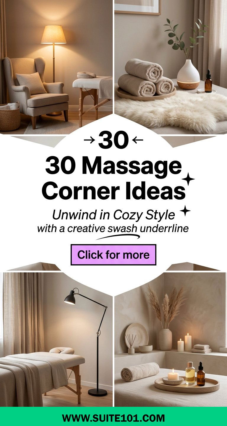 30 Massage Corner Ideas to Relax with Style and Comfort Daily - 30 Massage Corner Ideas to Relax with Style and Comfort Daily