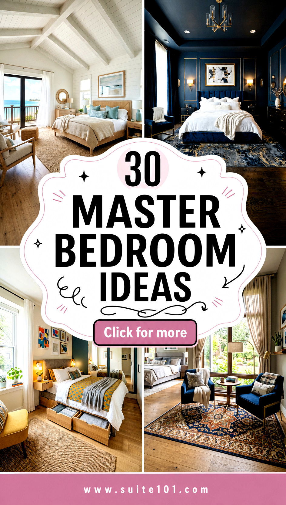 30 Master Bedroom Ideas to Build a Cozy Dreamy Sanctuary - 30 Master Bedroom Ideas to Build a Cozy, Dreamy Sanctuary