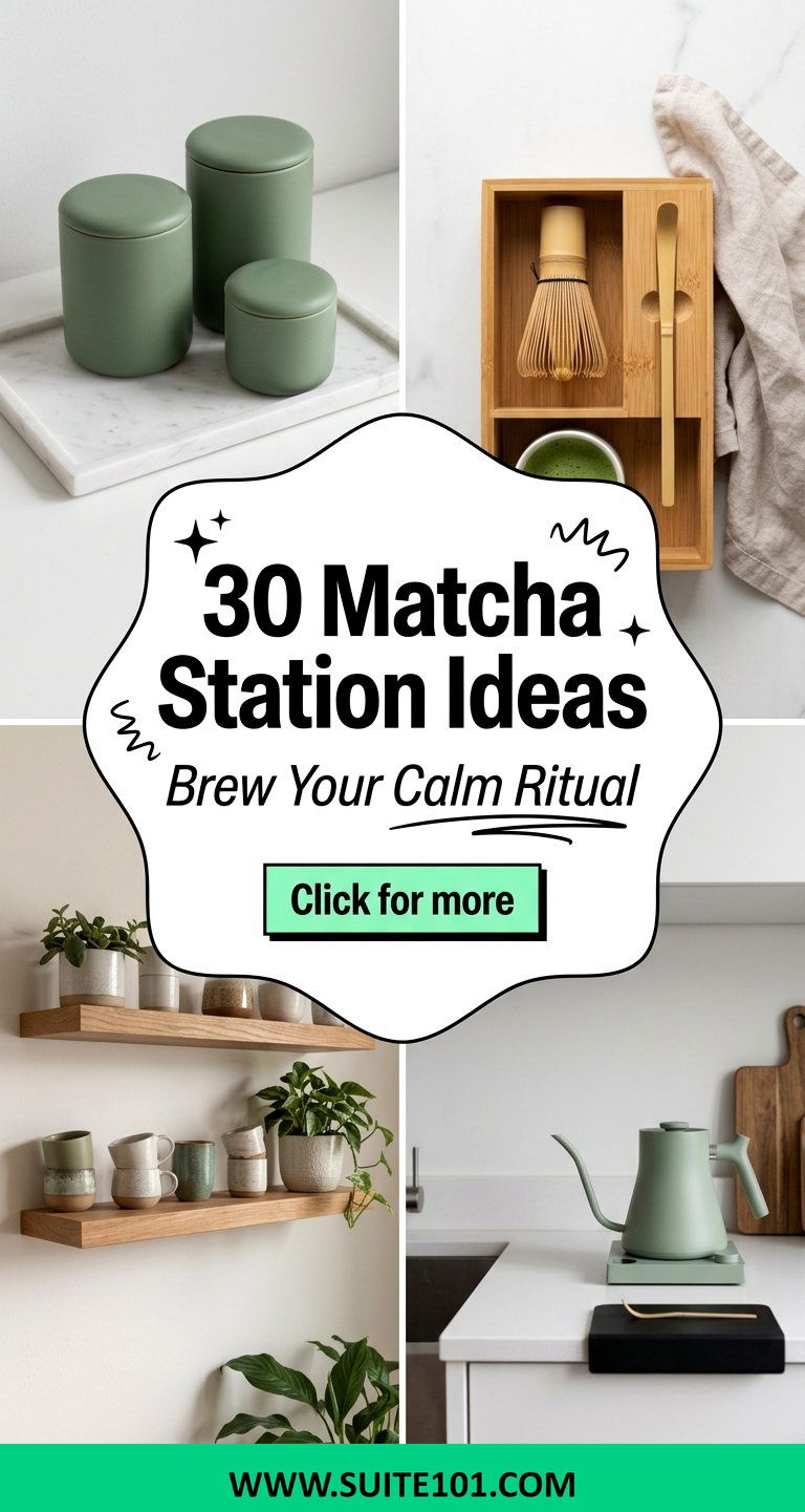 30 Matcha Station Ideas for a Coffee-Ritual Corner at Home - 30 Matcha Station Ideas for a Coffee-Ritual Corner at Home