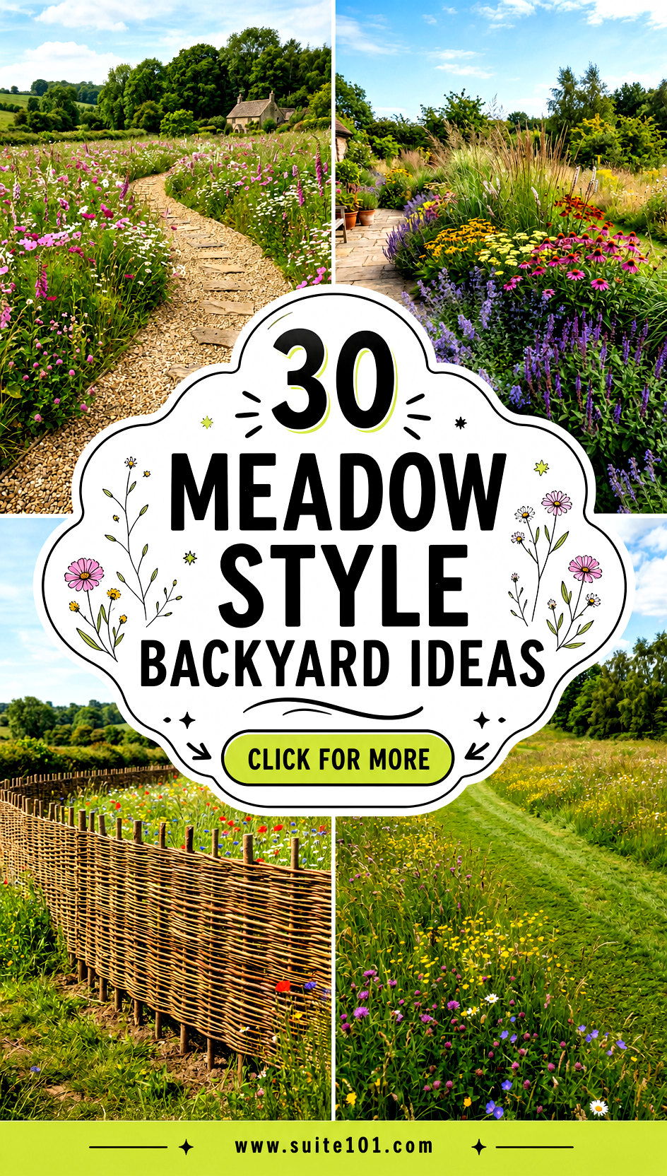 30 Meadow Style Backyard Ideas for Lush Natural Relaxation - 30 Meadow Style Backyard Ideas for Lush, Natural Relaxation