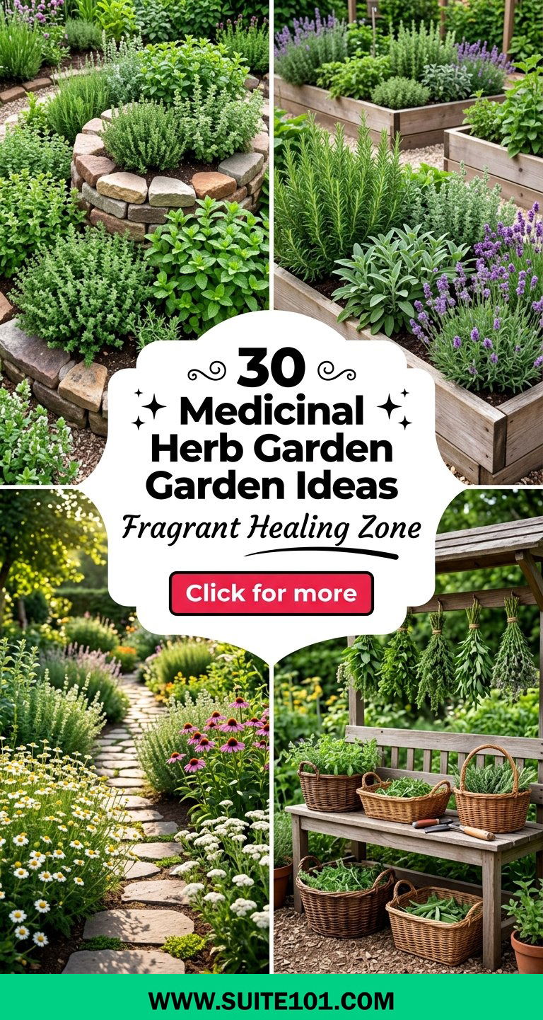 30 Medicinal Herb Garden Ideas for a Fragrant Healing Setup - 30 Medicinal Herb Garden Ideas for a Fragrant Healing Setup