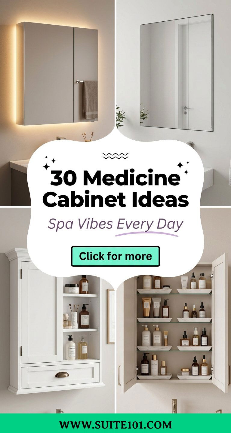30 Medicine Cabinet Ideas That Make Any Bathroom Feel Spa-Like - 30 Medicine Cabinet Ideas That Make Any Bathroom Feel Spa-Like