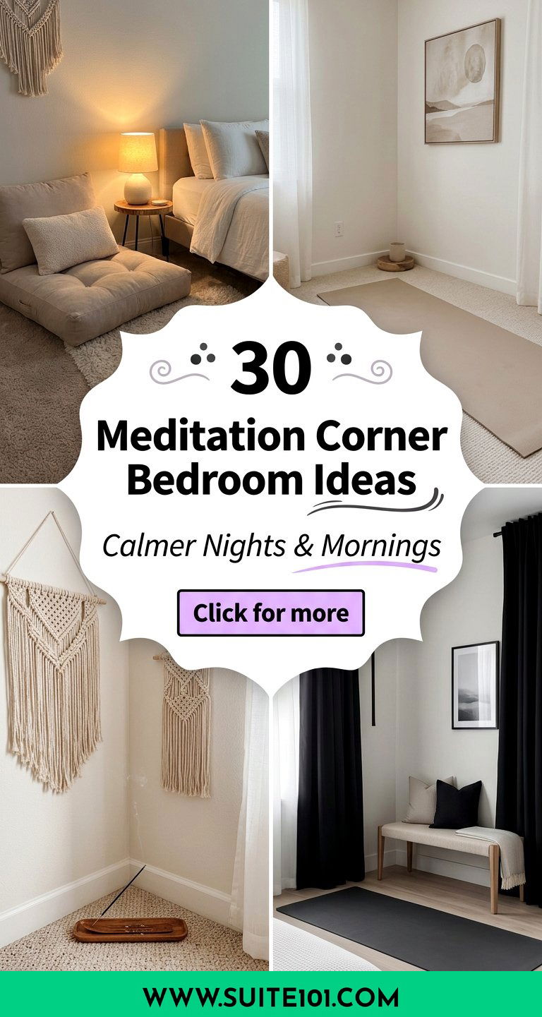30 Meditation Corner Bedroom Ideas for Calmer Nights and Mornings - 30 Meditation Corner Bedroom Ideas for Calmer Nights and Mornings