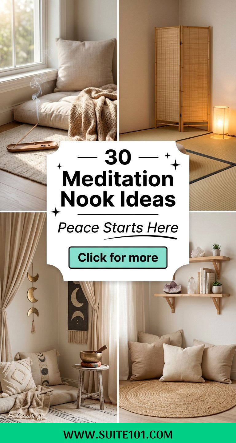 30 Meditation Nook Ideas for Peaceful Mindful Moments at Home - 30 Meditation Nook Ideas for Peaceful, Mindful Moments at Home