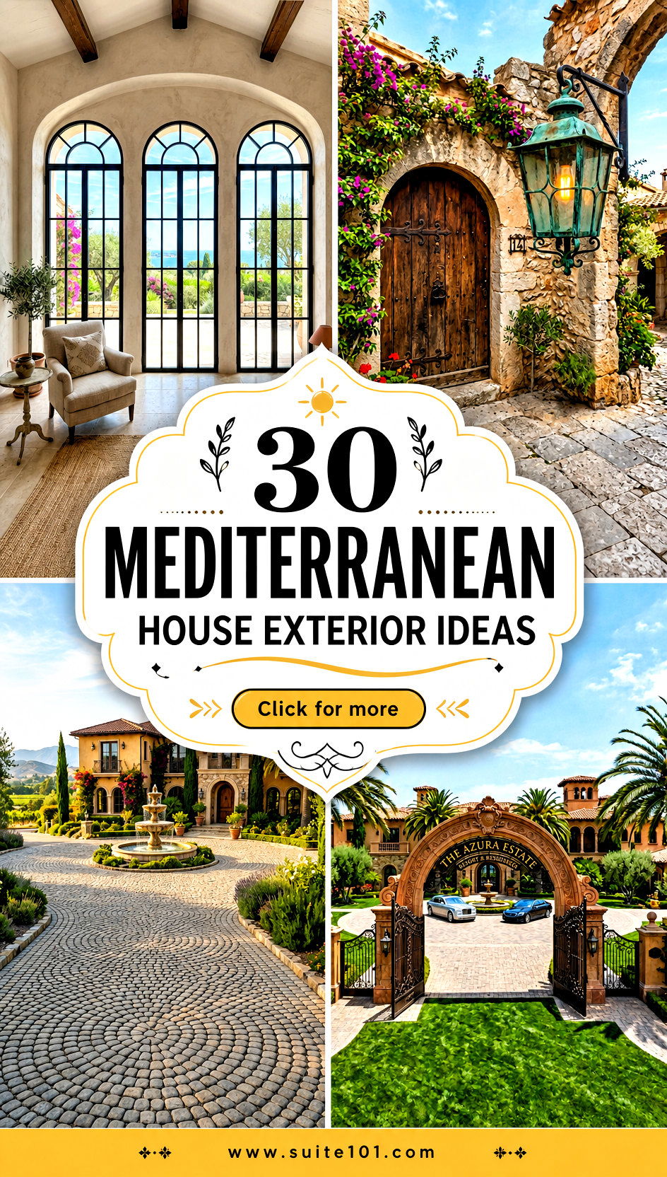 30 Mediterranean House Exterior Ideas for Stunning Curb Appeal - 30 Mediterranean House Exterior Ideas for Stunning Curb Appeal
