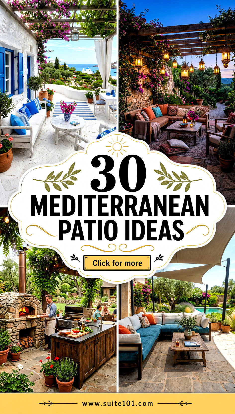 30 Mediterranean Patio Ideas for Relaxing Sunlit Outdoor Living - 30 Mediterranean Patio Ideas for Relaxing, Sunlit Outdoor Living