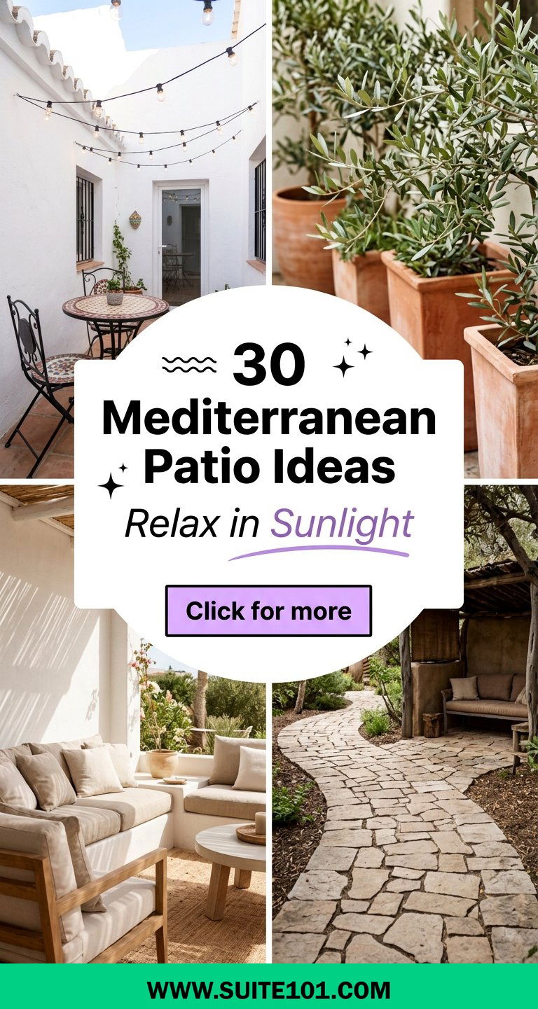 30 Mediterranean Patio Ideas for Relaxing Sunlit Outdoor Living - 30 Mediterranean Patio Ideas for Relaxing, Sunlit Outdoor Living
