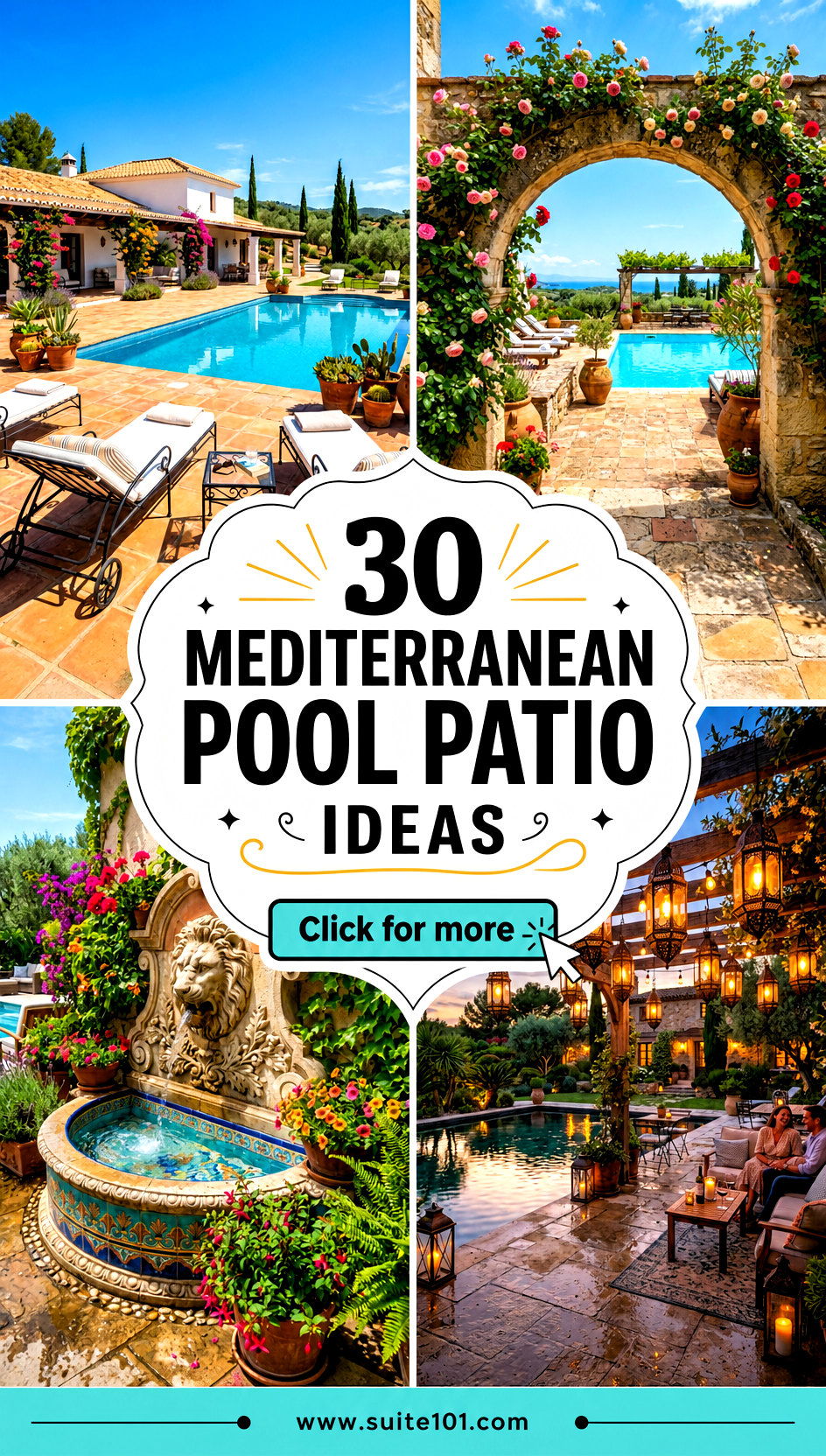 30 Mediterranean Pool Patio Ideas for Resort-Style Relaxation - 30 Mediterranean Pool Patio Ideas for Resort-Style Relaxation
