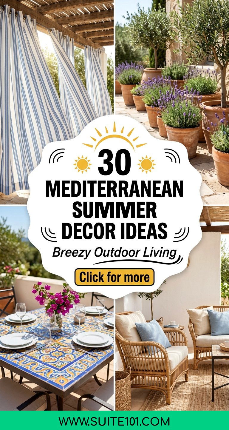 30 Mediterranean Summer Decor Ideas for Breezy Outdoor Living - 30 Mediterranean Summer Decor Ideas for Breezy Outdoor Living