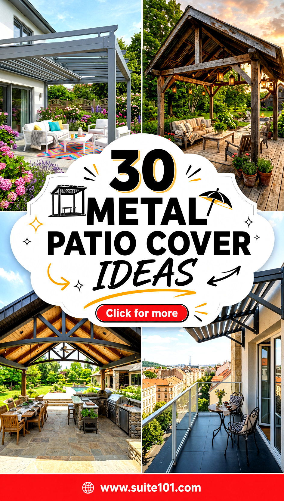 30 Metal Patio Cover Ideas for Shade Safety and Style - 30 Metal Patio Cover Ideas for Shade, Safety, and Style