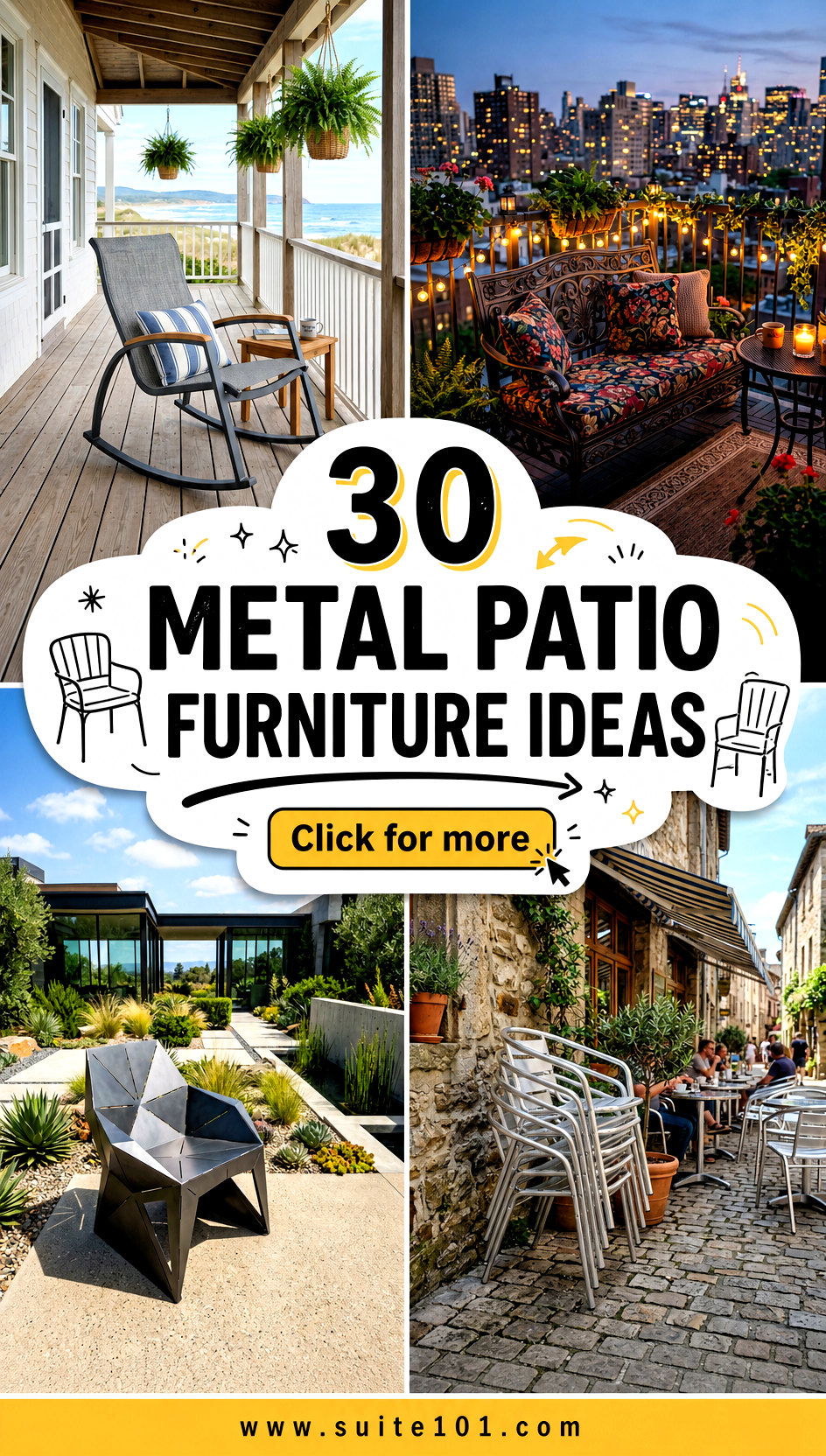 30 Metal Patio Furniture Ideas for Durable Outdoor Comfort - 30 Metal Patio Furniture Ideas for Durable Outdoor Comfort