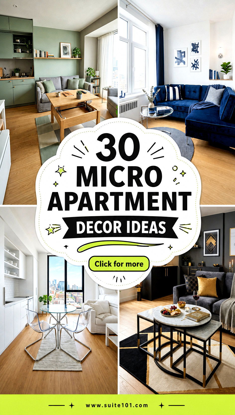 30 Micro Apartment Decor Ideas to Maximize Space and Style - 30 Micro Apartment Decor Ideas to Maximize Space and Style
