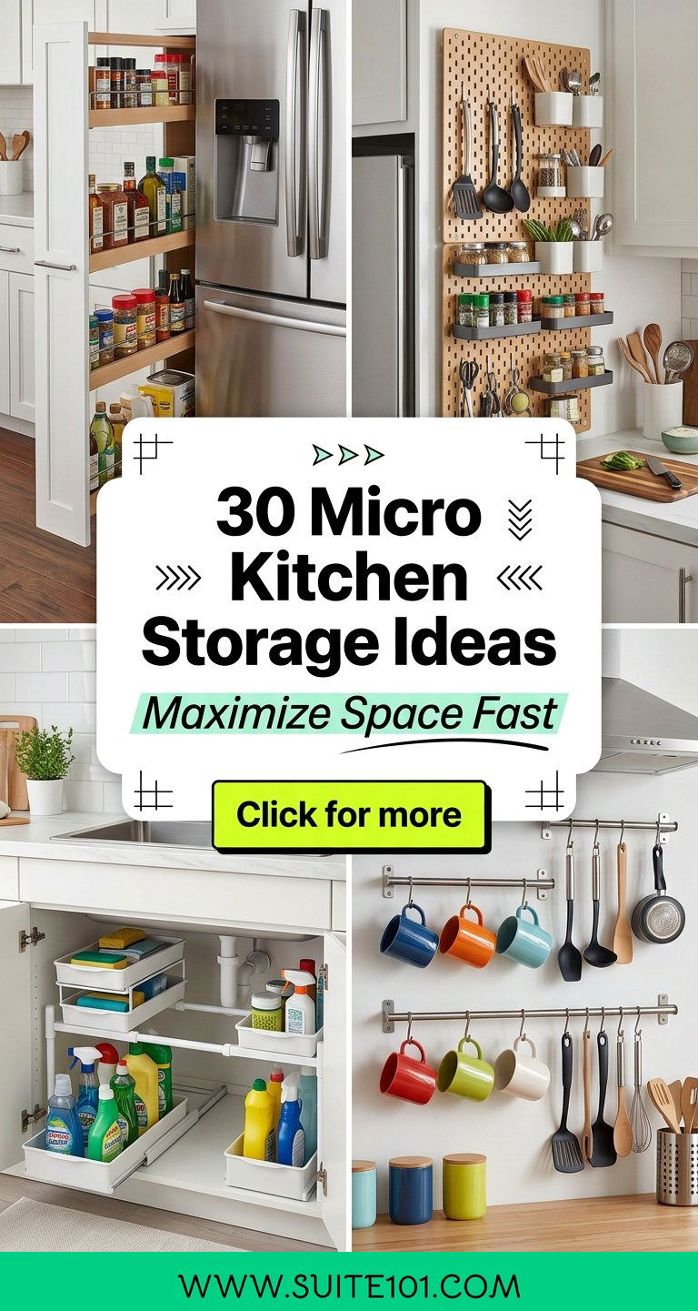 30 Micro Kitchen Storage Ideas to Maximize Space in Kitchens - 30 Micro Kitchen Storage Ideas to Maximize Space in Kitchens