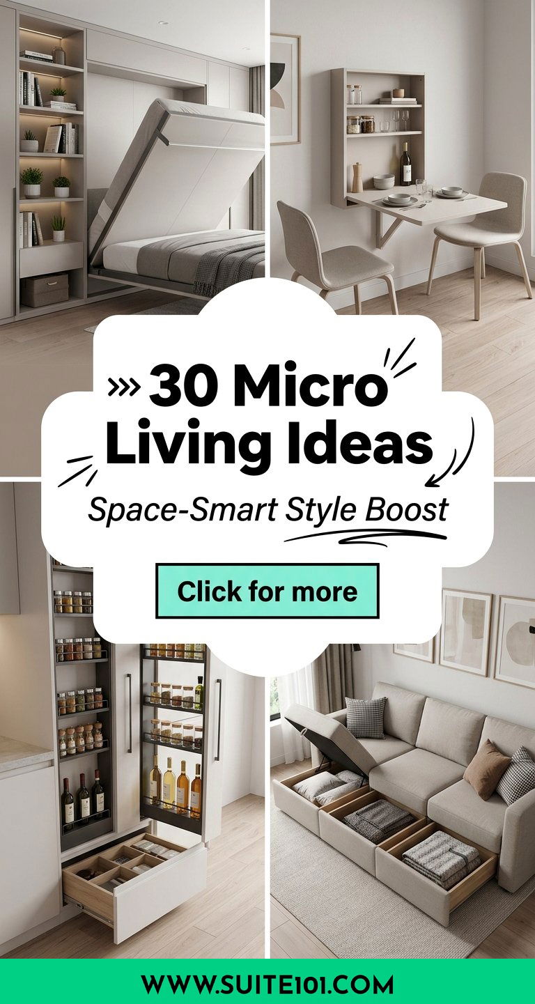 30 Micro Living Ideas to Maximize Space Without Giving Up Style - 30 Micro Living Ideas to Maximize Space Without Giving Up Style