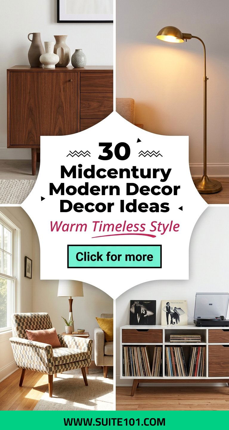 30 Midcentury Modern Decor Ideas for Warm Timeless Home Style - 30 Midcentury Modern Decor Ideas for Warm, Timeless Home Style