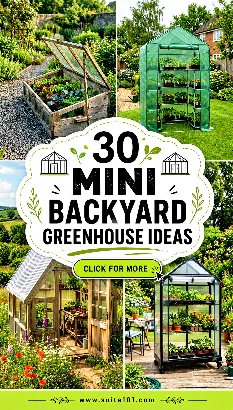30 Mini Backyard Greenhouse Ideas to Grow More in Less Space - 30 Mini Backyard Greenhouse Ideas to Grow More in Less Space