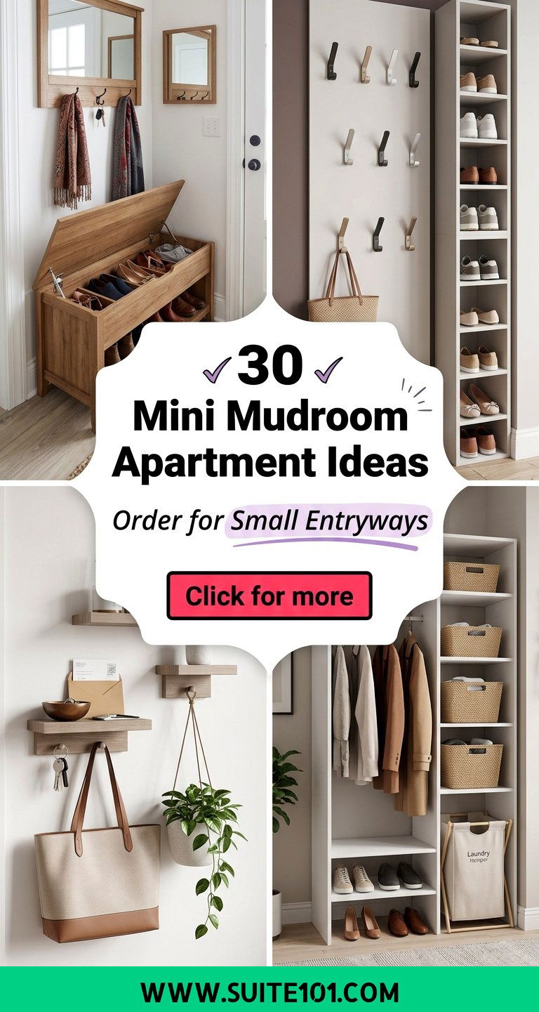 30 Mini Mudroom Apartment Ideas for Order in Small Entryways - 30 Mini Mudroom Apartment Ideas for Order in Small Entryways