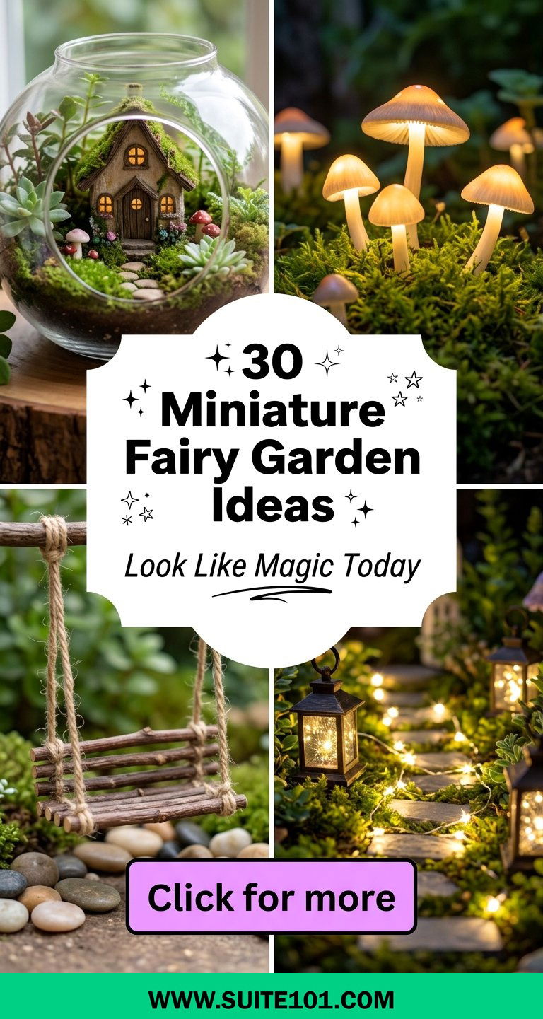 30 Miniature Fairy Garden Ideas That Look Like Magic Today - 30 Miniature Fairy Garden Ideas That Look Like Magic Today