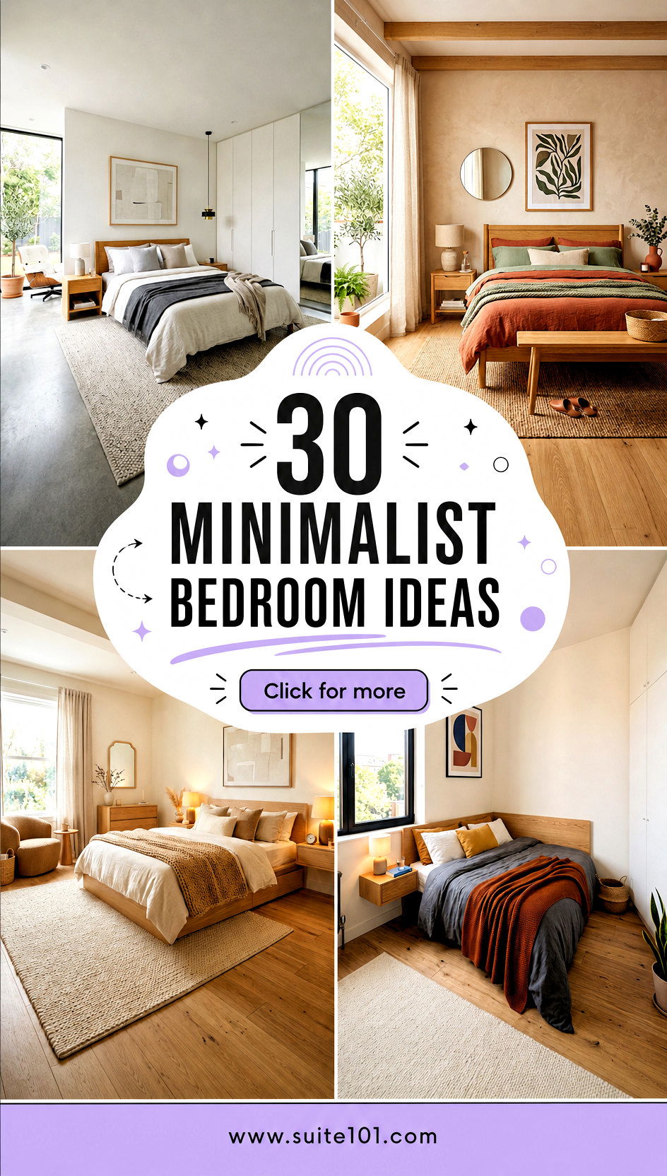 30 Minimalist Bedroom Ideas for a Calm Clutter-Free Retreat - 30 Minimalist Bedroom Ideas for a Calm, Clutter-Free Retreat