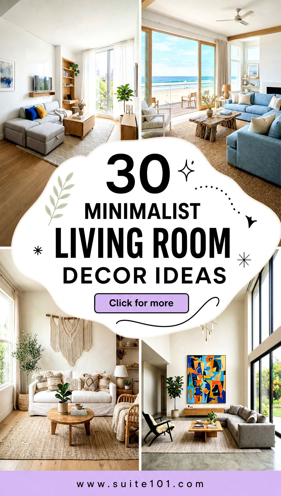 30 Minimalist Living Room Decor Ideas for a Fresh Airy Look - 30 Minimalist Living Room Decor Ideas for a Fresh, Airy Look
