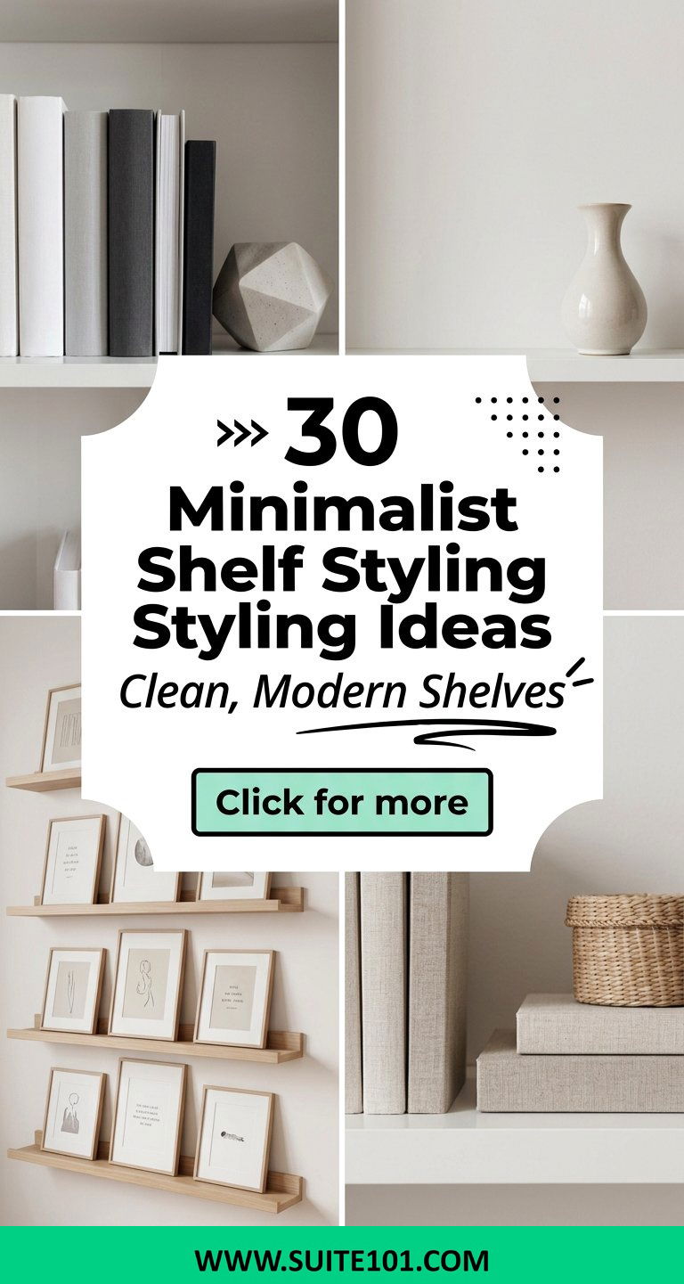 30 Minimalist Shelf Styling Ideas for Clean Modern Shelves - 30 Minimalist Shelf Styling Ideas for Clean, Modern Shelves