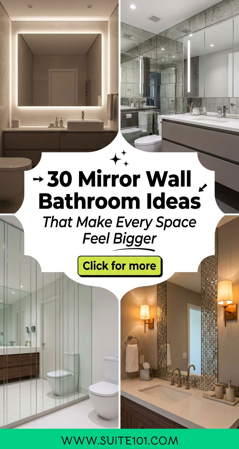 30 Mirror Wall Bathroom Ideas That Make Every Space Feel Bigger - 30 Mirror Wall Bathroom Ideas That Make Every Space Feel Bigger