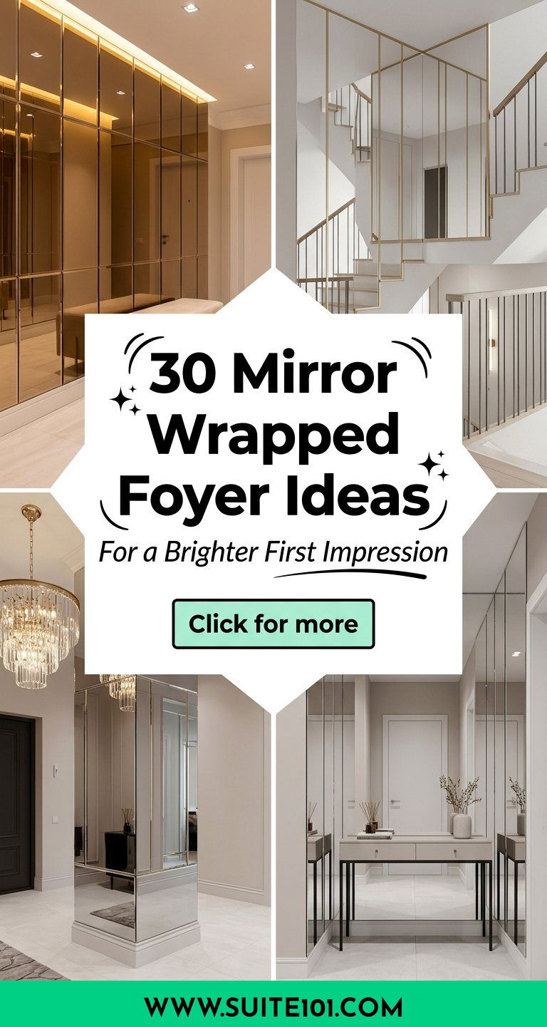 30 Mirror Wrapped Foyer Ideas for a Brighter First Impression - 30 Mirror Wrapped Foyer Ideas for a Brighter First Impression