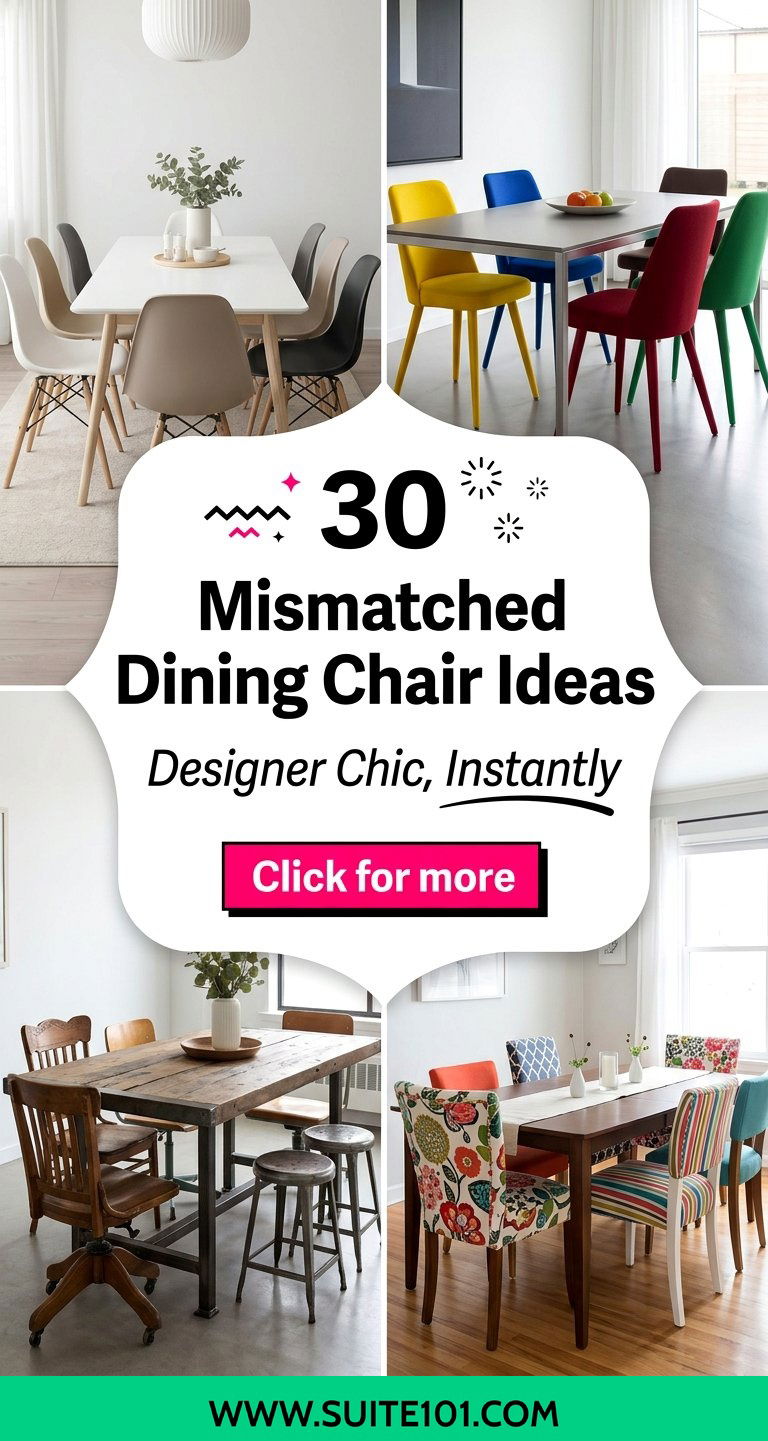 30 Mismatched Dining Chair Ideas That Look Designer Chic - 30 Mismatched Dining Chair Ideas That Look Designer Chic