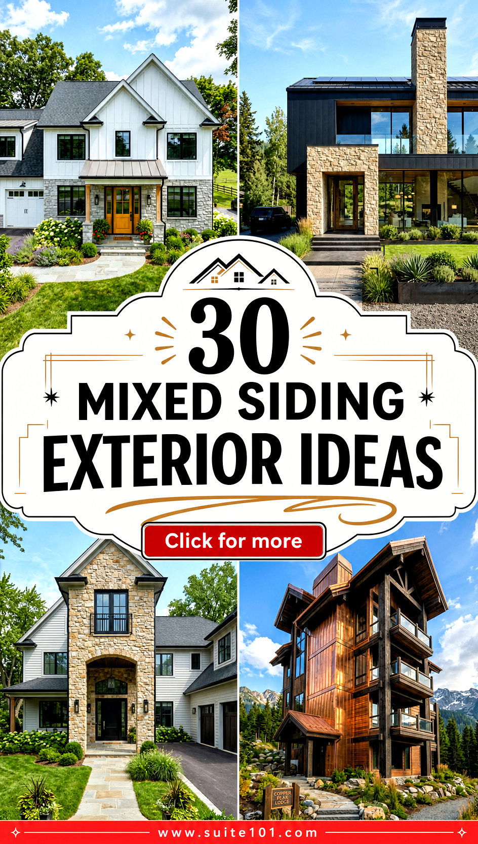 30 Mixed Siding Exterior Ideas for Stunning Curb Appeal - 30 Mixed Siding Exterior Ideas for Stunning Curb Appeal