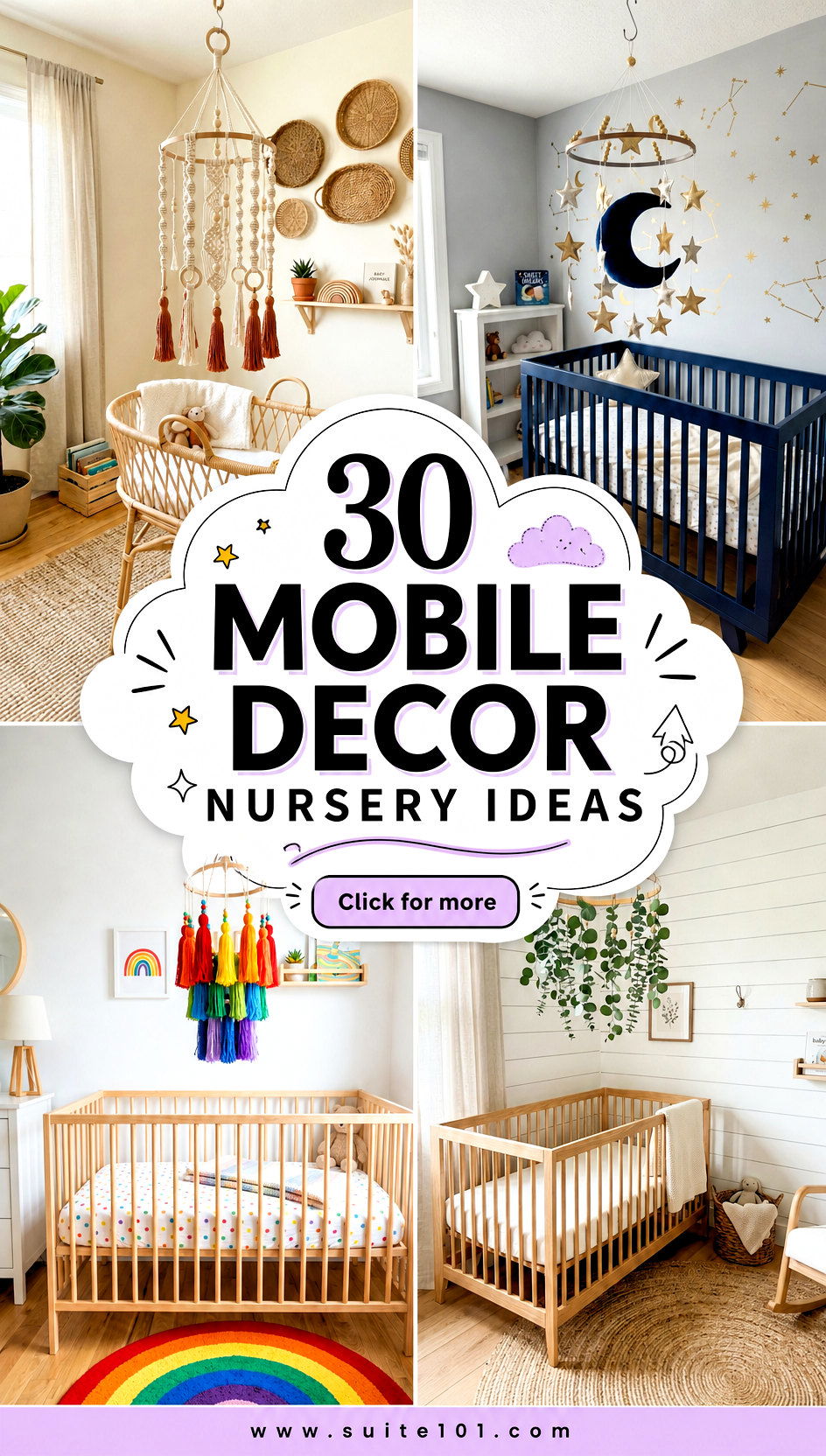 30 Mobile Decor Nursery Ideas for Dreamy Gentle Newborn Style - 30 Mobile Decor Nursery Ideas for Dreamy, Gentle Newborn Style