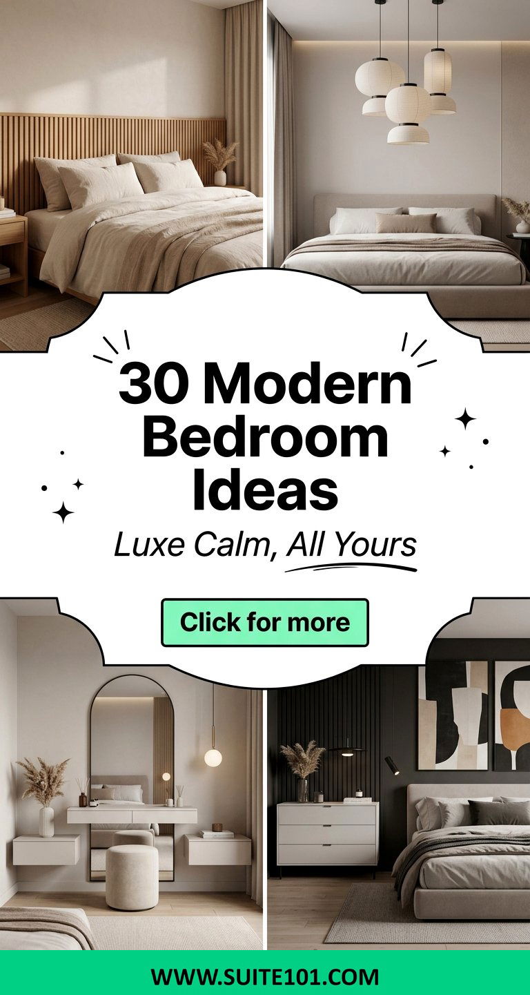30 Modern Bedroom Ideas That Feel Luxe Calm and Personal - 30 Modern Bedroom Ideas That Feel Luxe, Calm, and Personal