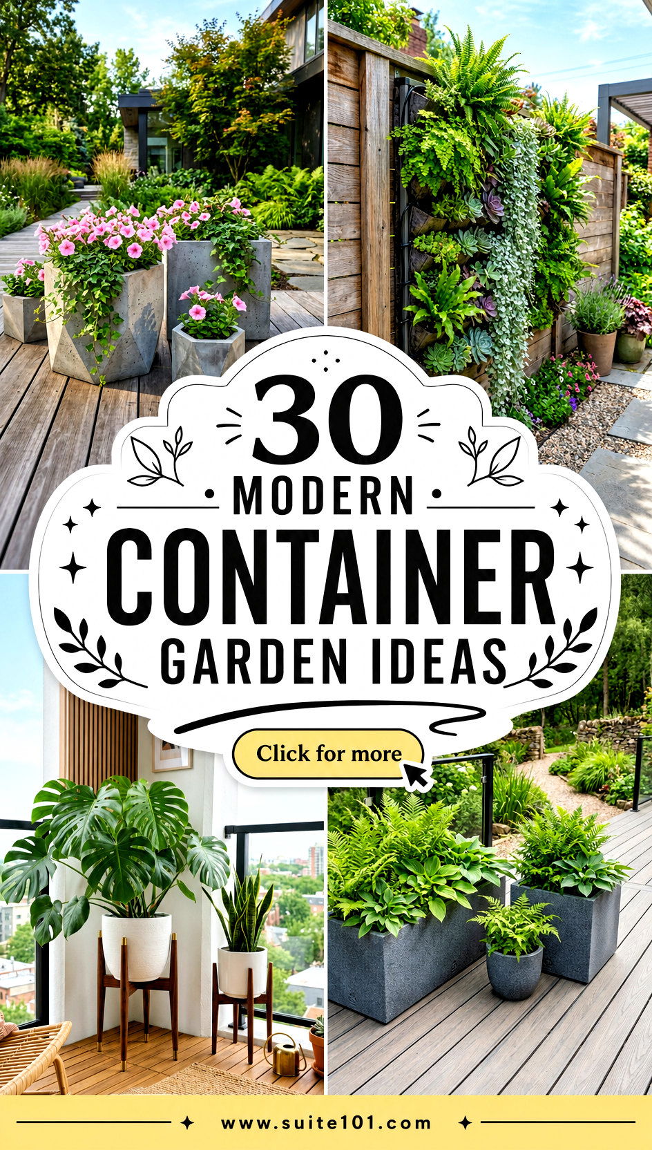 30 Modern Container Garden Ideas for Easy High-Impact Planting - 30 Modern Container Garden Ideas for Easy, High-Impact Planting