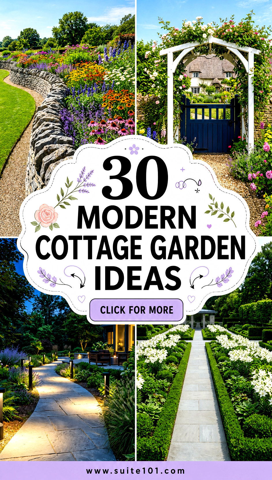 30 Modern Cottage Garden Ideas for Whimsical Refined Beauty - 30 Modern Cottage Garden Ideas for Whimsical, Refined Beauty