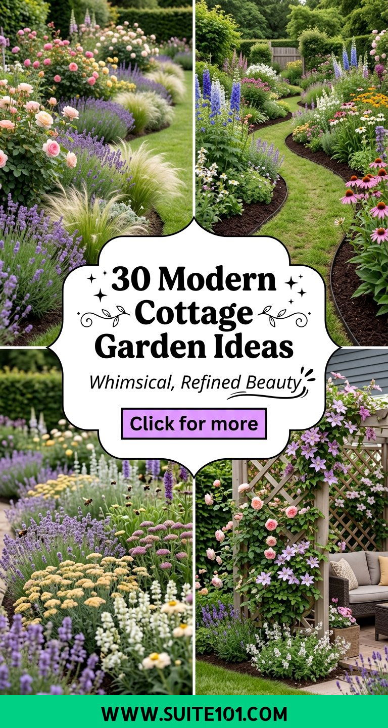 30 Modern Cottage Garden Ideas for Whimsical Refined Beauty - 30 Modern Cottage Garden Ideas for Whimsical, Refined Beauty
