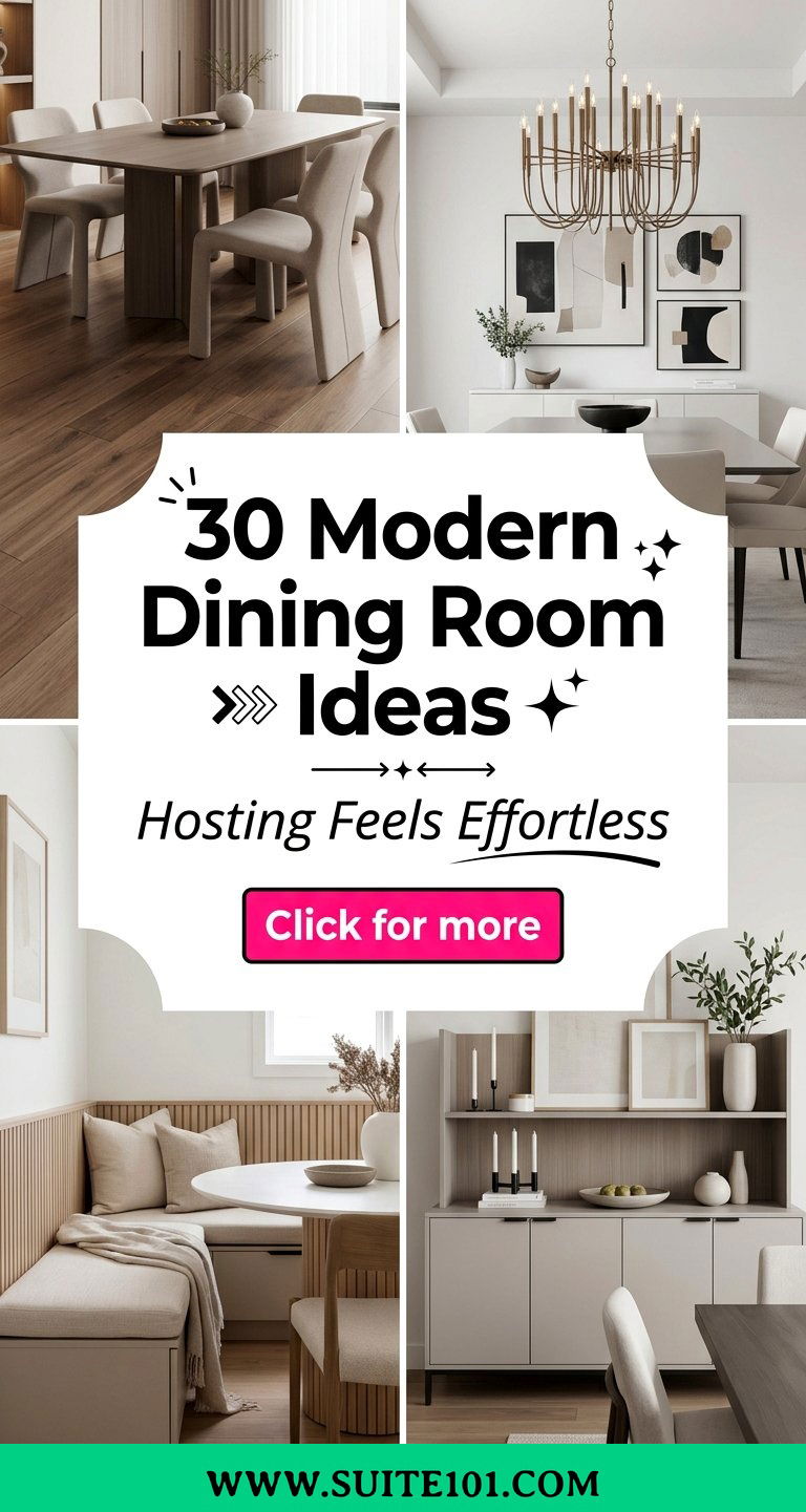 30 Modern Dining Room Ideas That Make Hosting Feel Effortless - 30 Modern Dining Room Ideas That Make Hosting Feel Effortless
