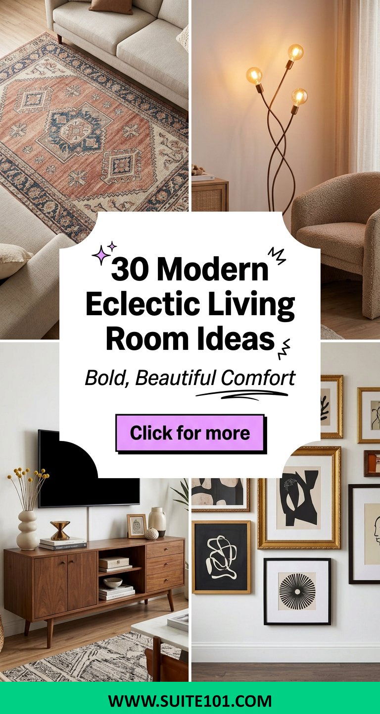 30 Modern Eclectic Living Room Ideas for Bold Beautiful Comfort - 30 Modern Eclectic Living Room Ideas for Bold, Beautiful Comfort