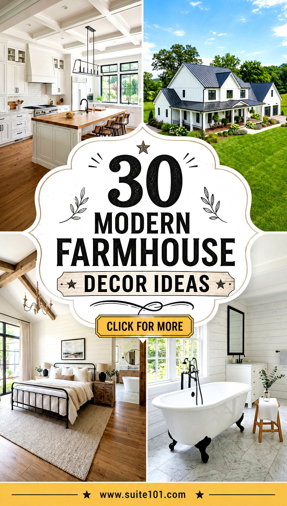 30 Modern Farmhouse Decor Ideas for Cozy Updated Charm - 30 Modern Farmhouse Decor Ideas for Cozy, Updated Charm