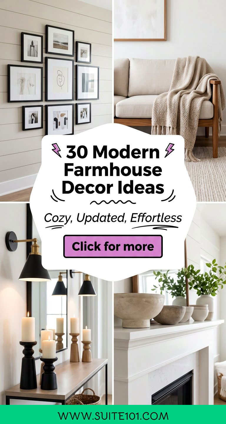 30 Modern Farmhouse Decor Ideas for Cozy Updated Charm - 30 Modern Farmhouse Decor Ideas for Cozy, Updated Charm