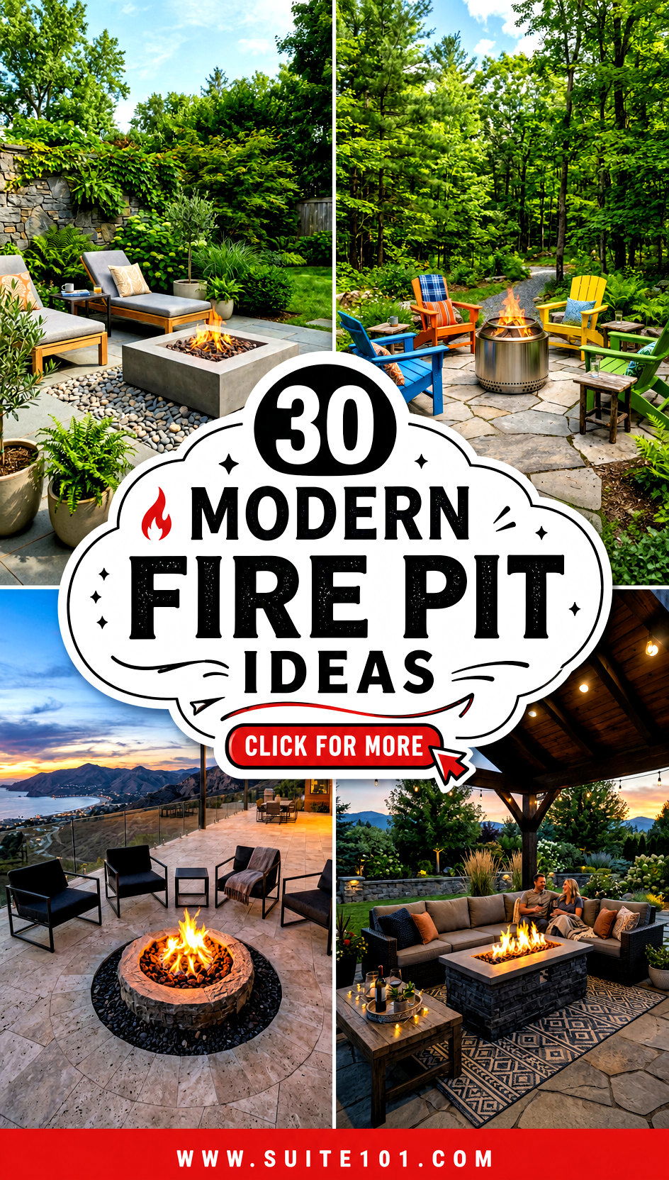 30 Modern Fire Pit Ideas for Cozy Nights and Clean Lines - 30 Modern Fire Pit Ideas for Cozy Nights and Clean Lines