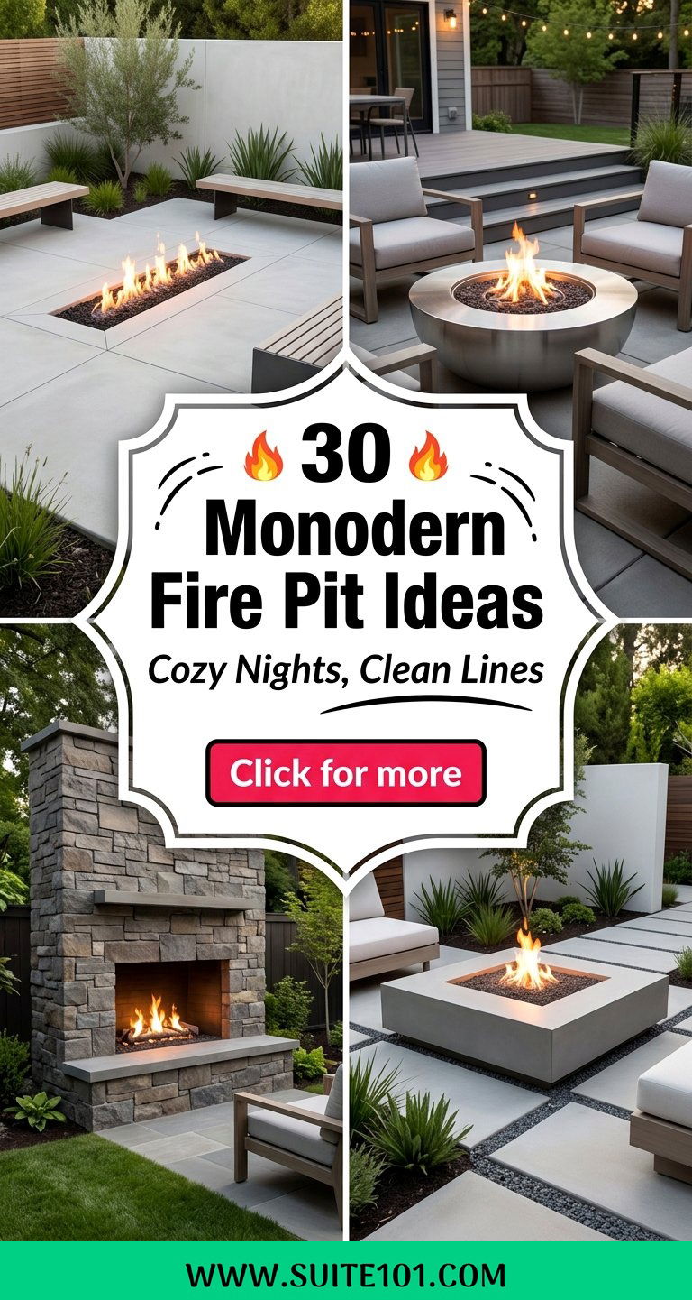 30 Modern Fire Pit Ideas for Cozy Nights and Clean Lines - 30 Modern Fire Pit Ideas for Cozy Nights and Clean Lines
