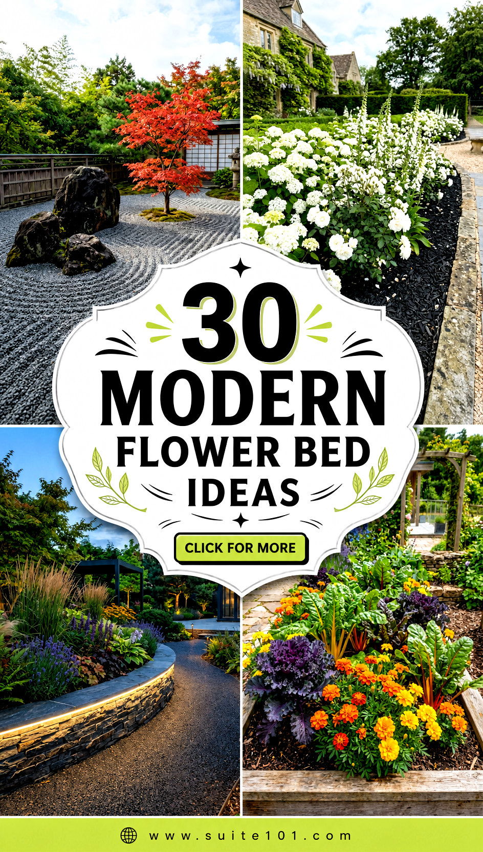 30 Modern Flower Bed Ideas for Color That Pops All Season - 30 Modern Flower Bed Ideas for Color That Pops All Season