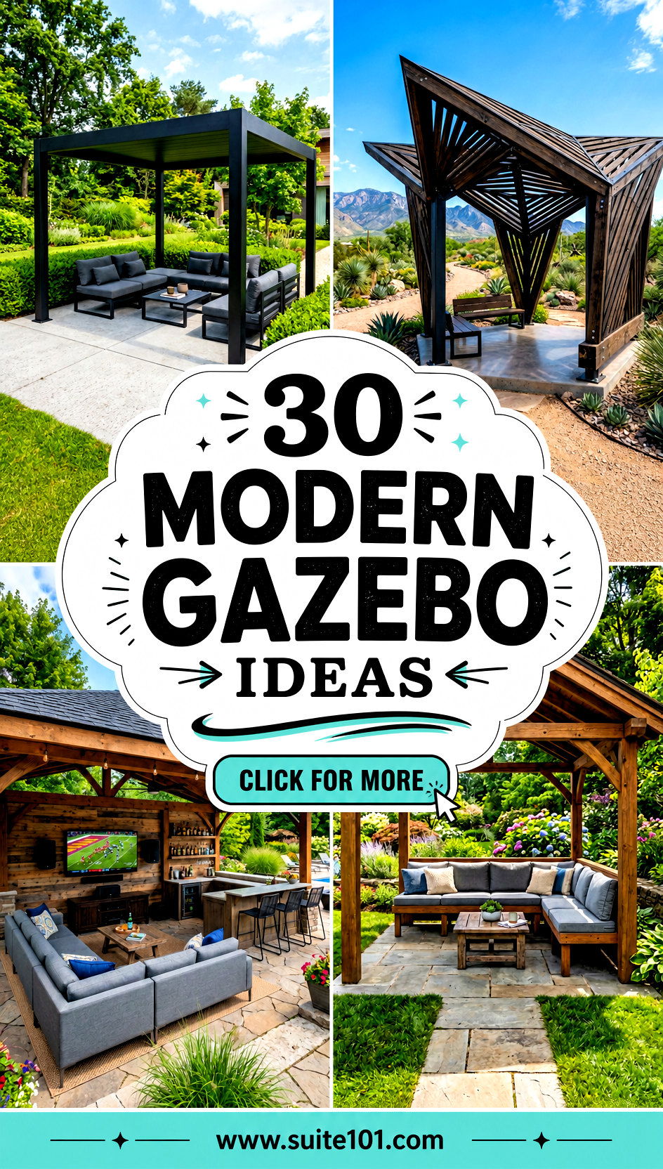 30 Modern Gazebo Ideas to Upgrade Your Backyard Retreat - 30 Modern Gazebo Ideas to Upgrade Your Backyard Retreat
