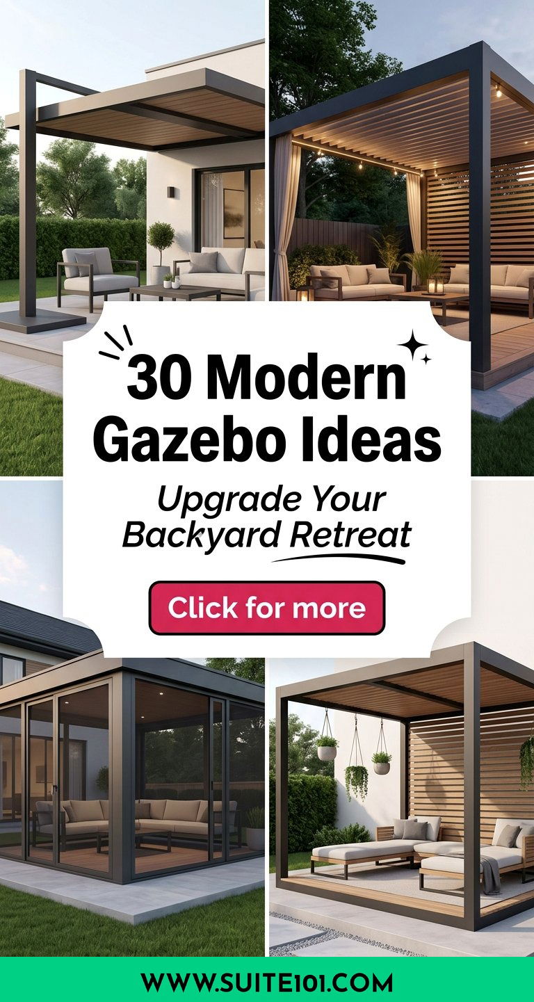 30 Modern Gazebo Ideas to Upgrade Your Backyard Retreat - 30 Modern Gazebo Ideas to Upgrade Your Backyard Retreat