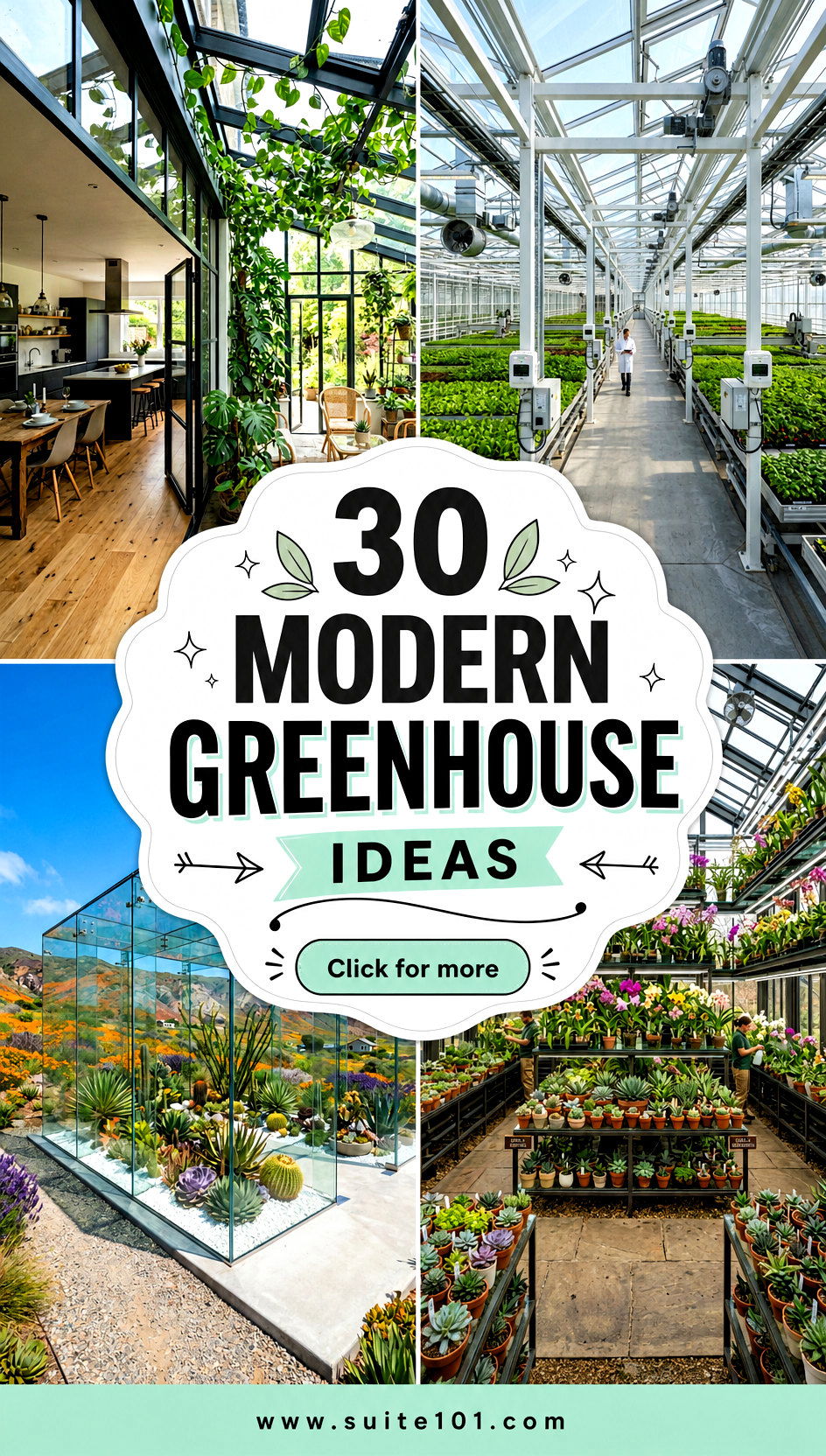 30 Modern Greenhouse Ideas to Grow More Year-Round Plants - 30 Modern Greenhouse Ideas to Grow More Year-Round Plants