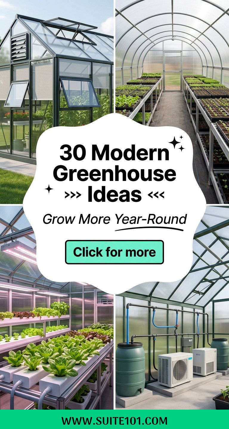 30 Modern Greenhouse Ideas to Grow More Year-Round Plants - 30 Modern Greenhouse Ideas to Grow More Year-Round Plants