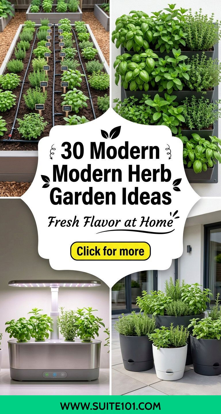 30 Modern Herb Garden Ideas for Fresh Flavor at Home Today - 30 Modern Herb Garden Ideas for Fresh Flavor at Home Today