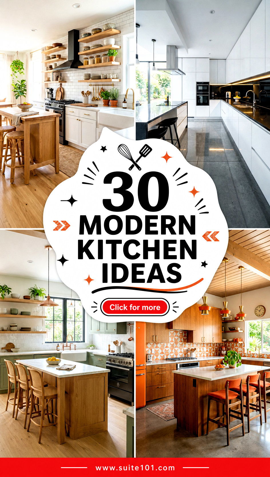 30 Modern Kitchen Ideas That Make Cooking Feel Effortless - 30 Modern Kitchen Ideas That Make Cooking Feel Effortless