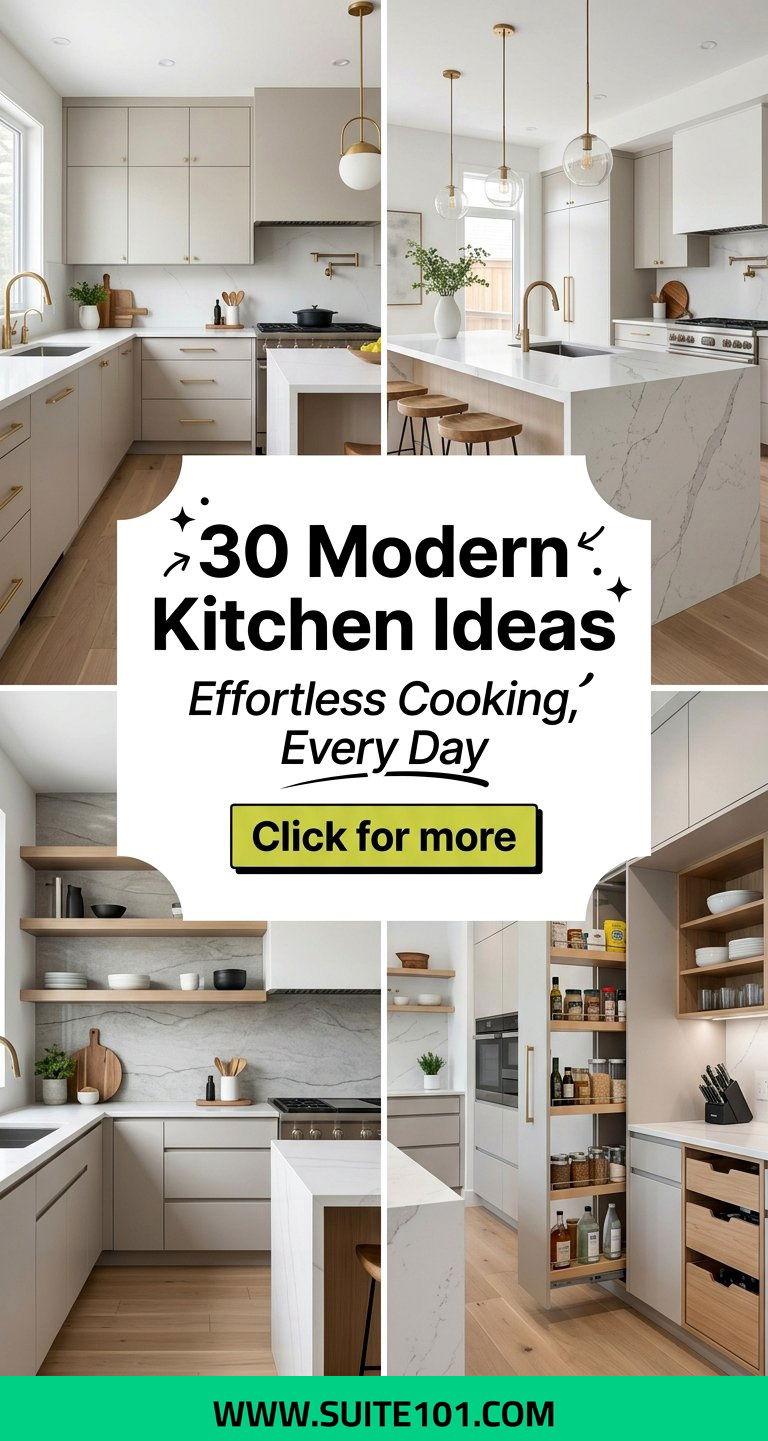 30 Modern Kitchen Ideas That Make Cooking Feel Effortless - 30 Modern Kitchen Ideas That Make Cooking Feel Effortless