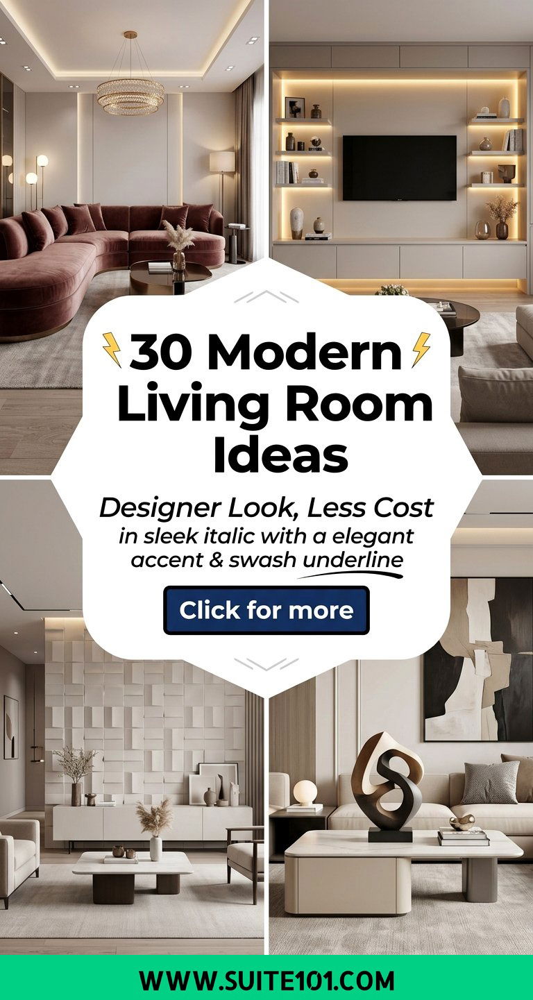 30 Modern Living Room Ideas That Look Designer Without the Cost - 30 Modern Living Room Ideas That Look Designer Without the Cost
