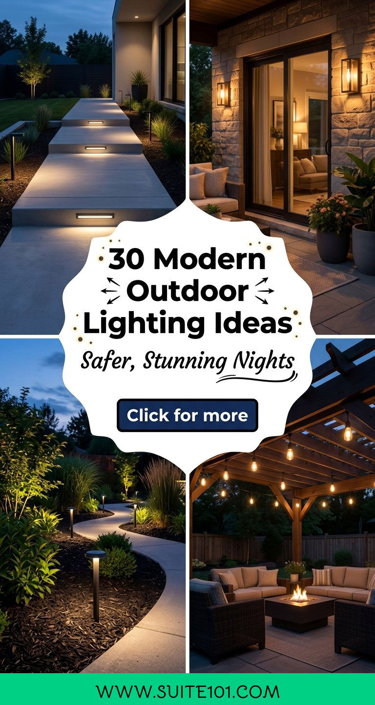 30 Modern Outdoor Lighting Ideas for Safer Stunning Nights - 30 Modern Outdoor Lighting Ideas for Safer, Stunning Nights
